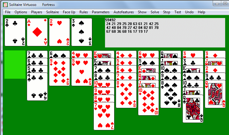 Solvitaire - The solitaire solver