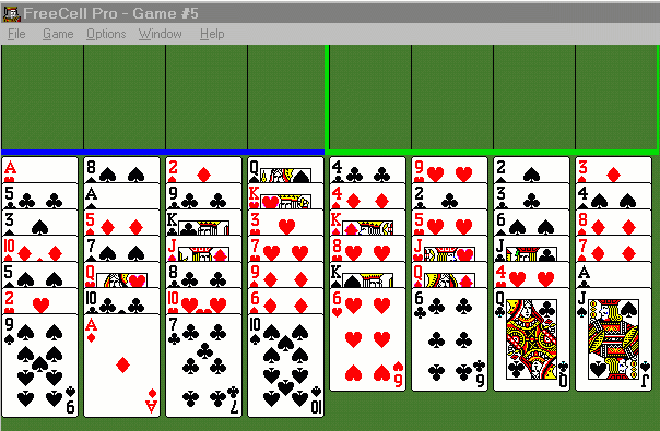 New to free cell why can't I make this move? : r/solitaire