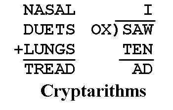 Cryptarithms