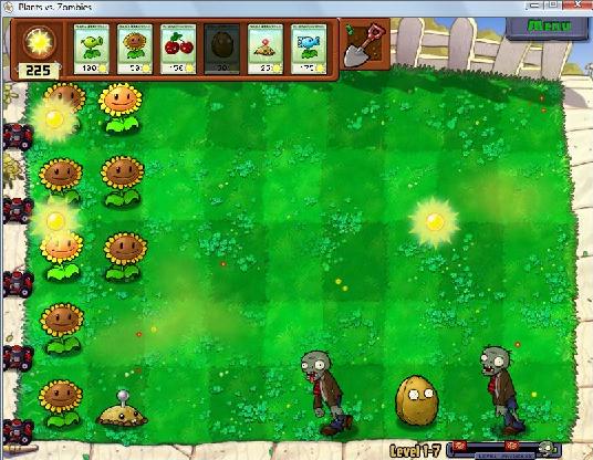 Shadow Peashooter Sprouts in Plants vs. Zombies 2