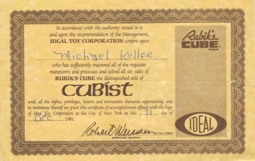 Ideal Certificate